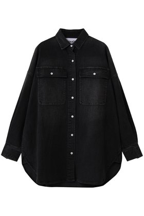 【ヘルシーデニム/Healthy Denim】 Almond スーパービッグデニムシャツ人気、トレンドファッション・服の通販 founy(ファニー) ファッション Fashion レディースファッション Fashion for Women トップス・カットソー Cut & Sew Tops シャツ・ブラウス・オフィスカジュアル Elegant Blouses & Button-Ups スリーブ Sleeve, Long Sleeve / Short Sleeve デニム Denim, Jeans Material ビッグ Big, Oversized フロント Front, Front Design ルーズ Loose, Oversized ロング Long, Long-Length 新作・新入荷 New Arrivals / New In |ID:prp329100004689542