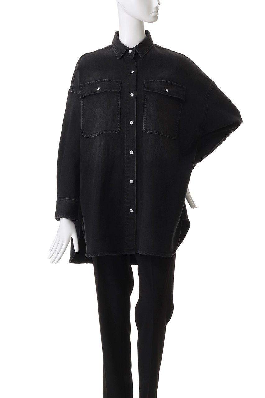 【ヘルシーデニム/Healthy Denim】のAlmond スーパービッグデニムシャツ 人気、トレンドファッション・服の通販 founy(ファニー) 　ファッション　Fashion　レディースファッション　Fashion for Women　トップス・カットソー　Cut & Sew Tops　シャツ・ブラウス・オフィスカジュアル　Elegant Blouses & Button-Ups　スリーブ　Sleeve, Long Sleeve / Short Sleeve　デニム　Denim, Jeans Material　ビッグ　Big, Oversized　フロント　Front, Front Design　ルーズ　Loose, Oversized　ロング　Long, Long-Length　新作・新入荷　New Arrivals / New In　other-2|ID: prp329100004689542 ipo3291000000033868574
