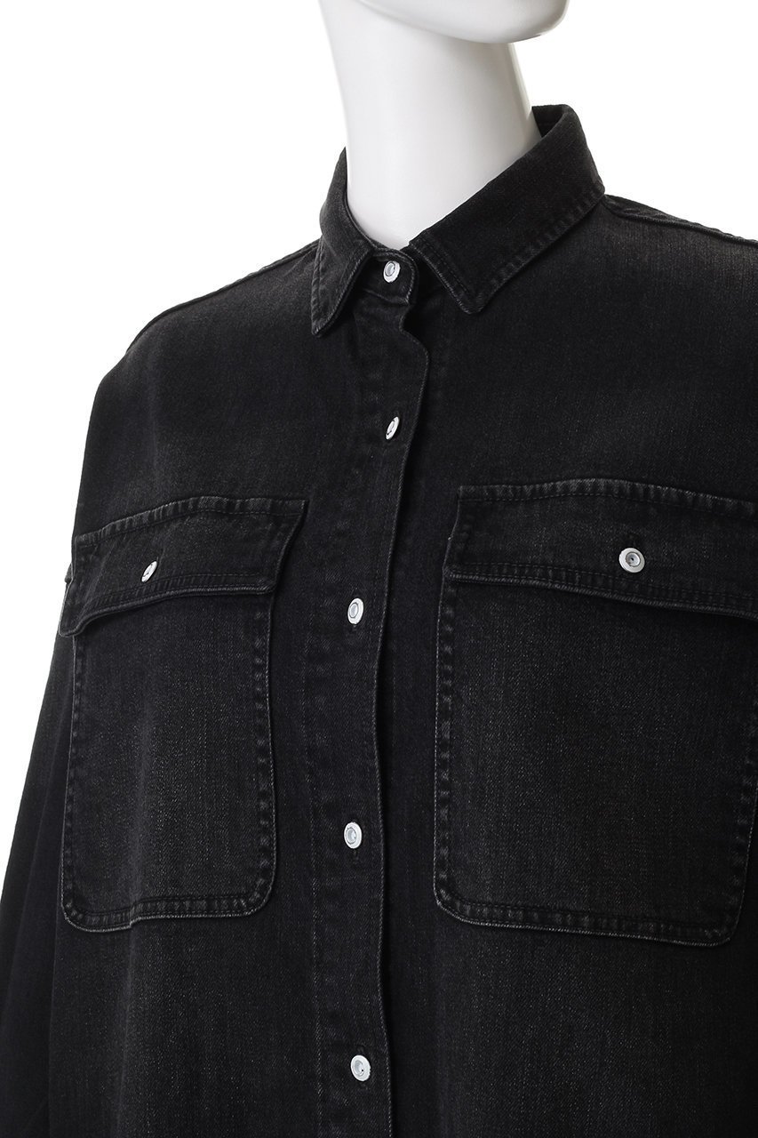 【ヘルシーデニム/Healthy Denim】のAlmond スーパービッグデニムシャツ 人気、トレンドファッション・服の通販 founy(ファニー) 　ファッション　Fashion　レディースファッション　Fashion for Women　トップス・カットソー　Cut & Sew Tops　シャツ・ブラウス・オフィスカジュアル　Elegant Blouses & Button-Ups　スリーブ　Sleeve, Long Sleeve / Short Sleeve　デニム　Denim, Jeans Material　ビッグ　Big, Oversized　フロント　Front, Front Design　ルーズ　Loose, Oversized　ロング　Long, Long-Length　新作・新入荷　New Arrivals / New In　other-5|ID: prp329100004689542 ipo3291000000033868577