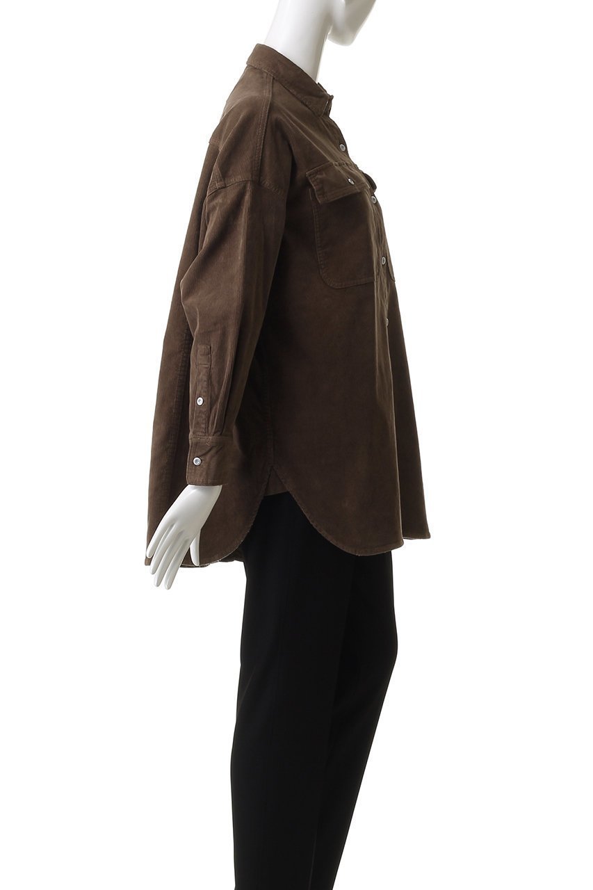【ヘルシーデニム/Healthy Denim】のAlmond コーデュロイスーパービッグシャツ 人気、トレンドファッション・服の通販 founy(ファニー) 　ファッション　Fashion　レディースファッション　Fashion for Women　トップス・カットソー　Cut & Sew Tops　シャツ・ブラウス・オフィスカジュアル　Elegant Blouses & Button-Ups　カットソー　Cut and Sewn Top　コーデュロイ　Corduroy, Cord Fabric　シンプル　Simple, Minimal　スリーブ　Sleeve, Long Sleeve / Short Sleeve　タートルネック　Turtleneck, High Neck　ビッグ　Big, Oversized　ロング　Long, Long-Length　エレガント 上品　Elegant　新作・新入荷　New Arrivals / New In　other-3|ID: prp329100004689543 ipo3291000000033868581