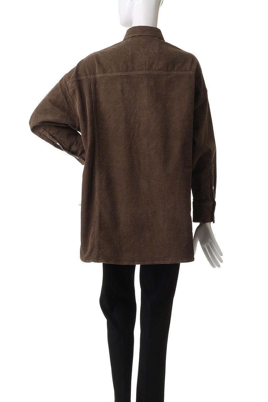 【ヘルシーデニム/Healthy Denim】のAlmond コーデュロイスーパービッグシャツ 人気、トレンドファッション・服の通販 founy(ファニー) 　ファッション　Fashion　レディースファッション　Fashion for Women　トップス・カットソー　Cut & Sew Tops　シャツ・ブラウス・オフィスカジュアル　Elegant Blouses & Button-Ups　カットソー　Cut and Sewn Top　コーデュロイ　Corduroy, Cord Fabric　シンプル　Simple, Minimal　スリーブ　Sleeve, Long Sleeve / Short Sleeve　タートルネック　Turtleneck, High Neck　ビッグ　Big, Oversized　ロング　Long, Long-Length　エレガント 上品　Elegant　新作・新入荷　New Arrivals / New In　other-4|ID: prp329100004689543 ipo3291000000033868582