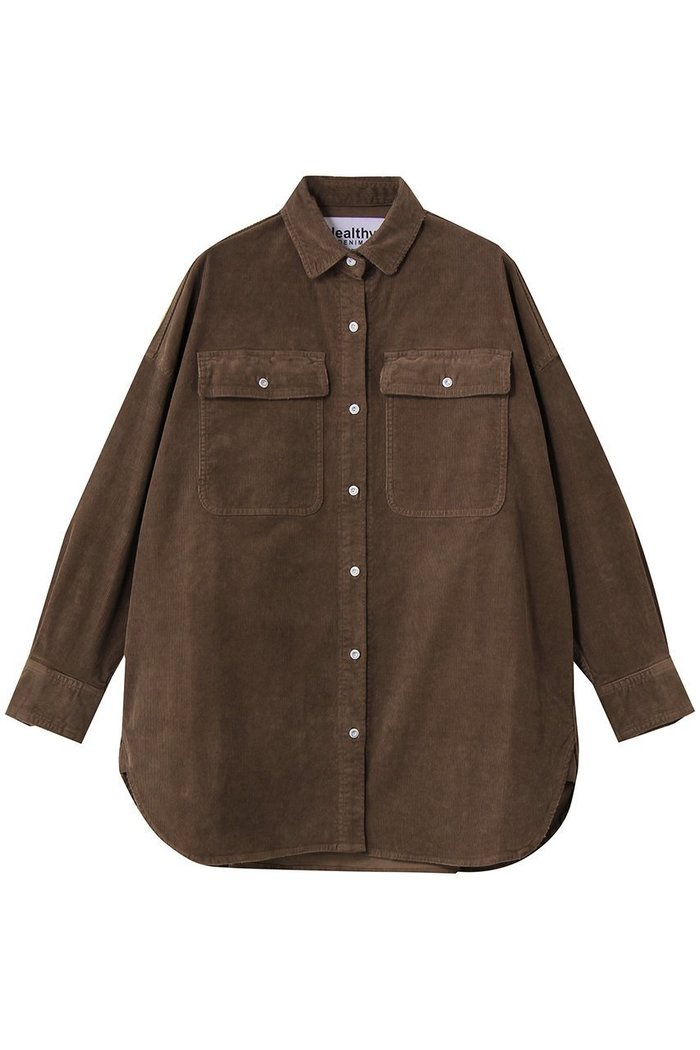 【ヘルシーデニム/Healthy Denim】のAlmond コーデュロイスーパービッグシャツ インテリア・キッズ・メンズ・レディースファッション・服の通販 founy(ファニー) https://founy.com/ ファッション Fashion レディースファッション Fashion for Women トップス・カットソー Cut & Sew Tops シャツ・ブラウス・オフィスカジュアル Elegant Blouses & Button-Ups カットソー Cut and Sewn Top コーデュロイ Corduroy, Cord Fabric シンプル Simple, Minimal スリーブ Sleeve, Long Sleeve / Short Sleeve タートルネック Turtleneck, High Neck ビッグ Big, Oversized ロング Long, Long-Length エレガント 上品 Elegant |ID: prp329100004689543 ipo3291000000035381264