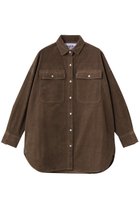 【ヘルシーデニム/Healthy Denim】のAlmond コーデュロイスーパービッグシャツ Brown|ID: prp329100004689543 ipo3291000000035381265