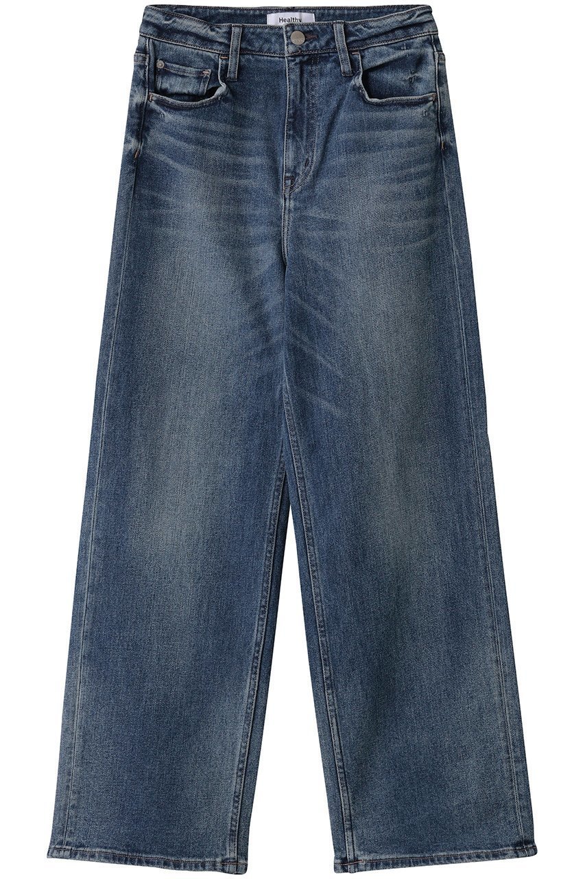 【ヘルシーデニム/Healthy Denim】のPink Pepper ワイドストレートデニムパンツ インテリア・キッズ・メンズ・レディースファッション・服の通販 founy(ファニー) 　ファッション　Fashion　レディースファッション　Fashion for Women　パンツ　Pants & Trousers　デニムパンツ・ジーンズ・美脚デニム　Denim Jeans & Pants　おすすめ　Recommended / Our Picks　ストレート　Straight, Straight Cut　デニム　Denim, Jeans Material　フィット　Fit, Slim Fit　ルーズ　Loose, Oversized　新作・新入荷　New Arrivals / New In　Mid Used|ID: prp329100004689545 ipo3291000000033868591