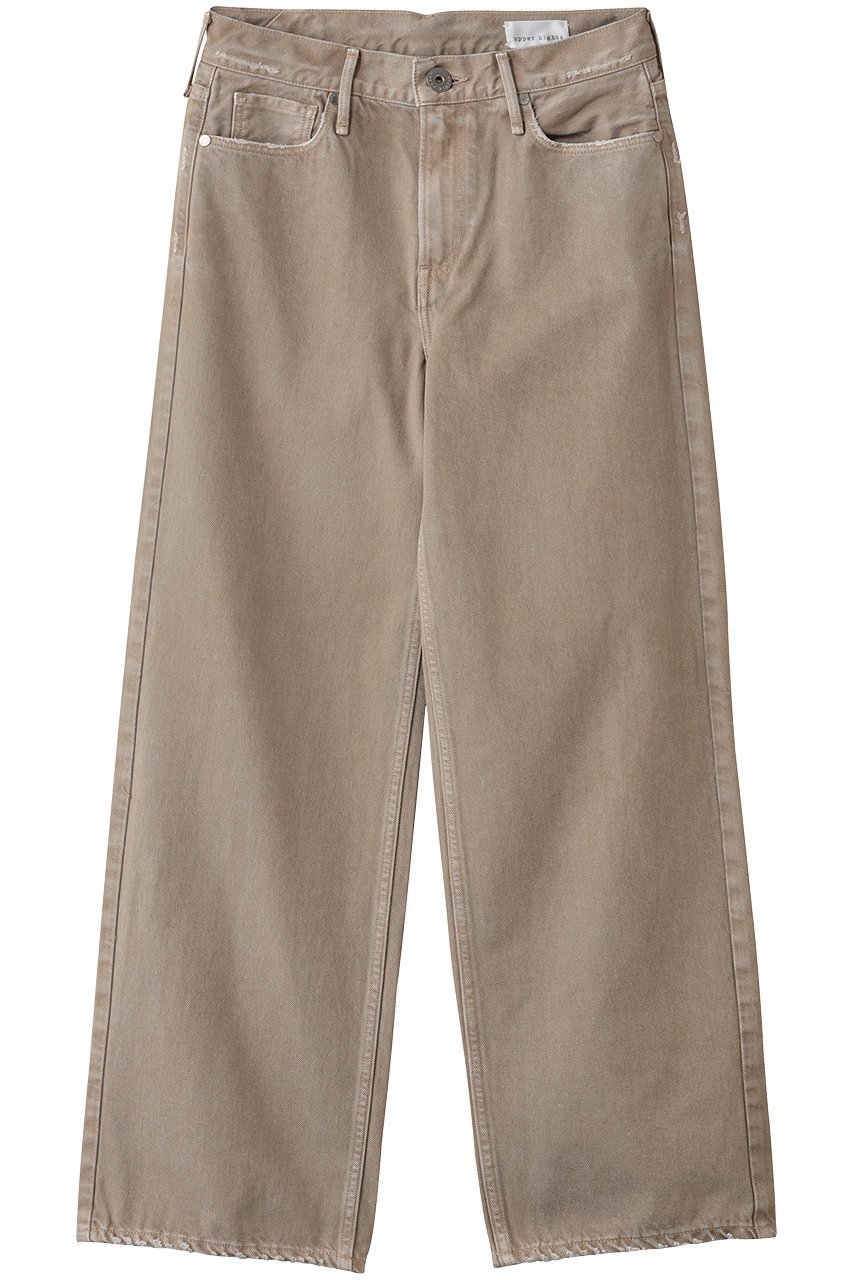 【アッパー ハイツ/upper hights】のTHE NIECE MID-RISE ワイドストレートデニムパンツ 人気、トレンドファッション・服の通販 founy(ファニー) 　ファッション　Fashion　レディースファッション　Fashion for Women　パンツ　Pants & Trousers　デニムパンツ・ジーンズ・美脚デニム　Denim Jeans & Pants　ストレート　Straight, Straight Cut　ダメージ　Distressed, Destroyed　デニム　Denim, Jeans Material　リラックス　Relax, Relaxed Fit　人気　Popular, Best Seller　新作・新入荷　New Arrivals / New In　 other-1|ID: prp329100004689548 ipo3291000000033868611