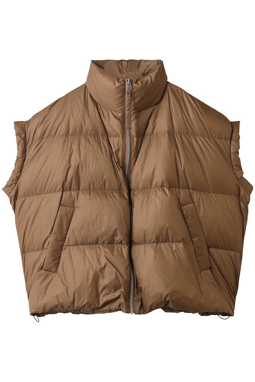 【アッパー ハイツ/upper hights】のChur ダウンベスト インテリア・キッズ・メンズ・レディースファッション・服の通販 founy(ファニー) 　ファッション　Fashion　レディースファッション　Fashion for Women　アウター　Coat / Outerwear Collection　コート・ロングコート・ピーコート　Long Coats, Peacoats & More　アウトドア　Outdoor Clothing　ショート　Short, Short Length　スタンド　Stand Collar, Upright Stand　ダウン　Down, Puffer　バランス　Balance, Style Balance　ベスト　Vest, Waistcoat　ワイド　Wide, Wide Fit　新作・新入荷　New Arrivals / New In　旅行　Travel　A/W・秋冬　Autumn/Winter　軽量　Lightweight, Ultra Light　BROWN|ID: prp329100004689549 ipo3291000000033868621