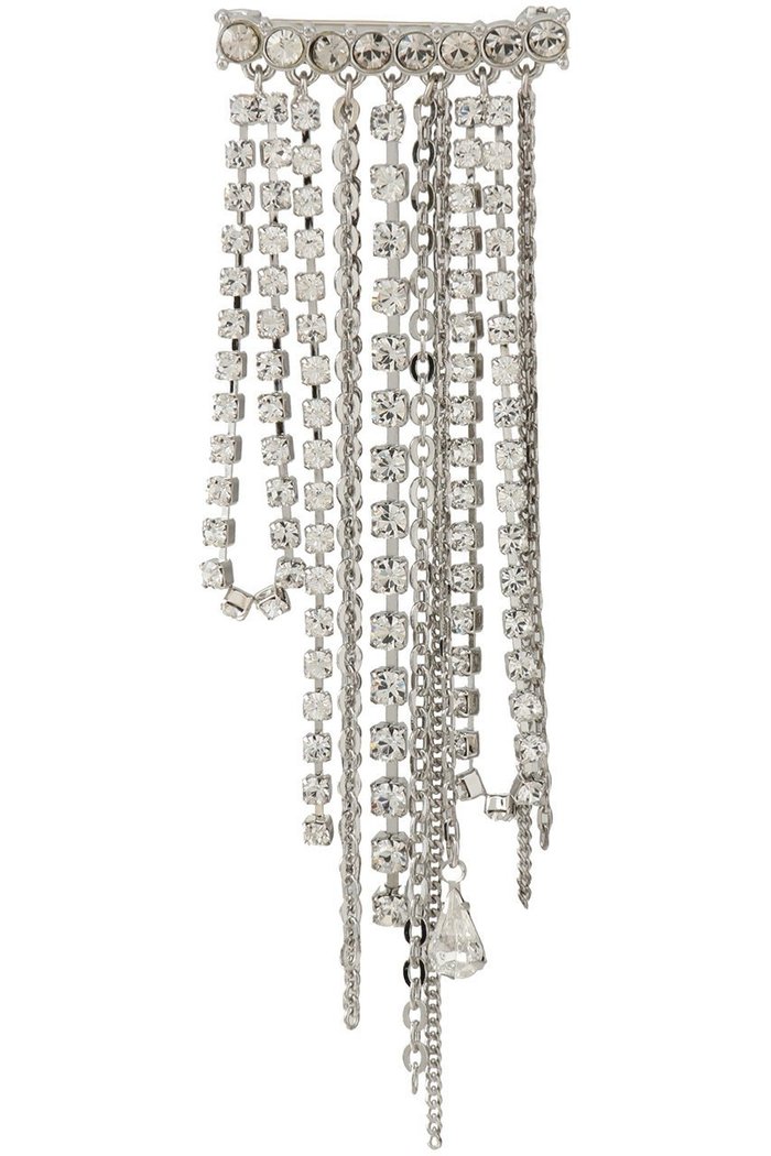 【アナイ/ANAYI】のクリスタル×チェーンブローチ インテリア・キッズ・メンズ・レディースファッション・服の通販 founy(ファニー) https://founy.com/ ファッション Fashion レディースファッション Fashion for Women クリスタル Crystal, Swarovski シルバー Silver, Metallic Silver チェーン Chain, Chain Strap パーティ Party, Party Style ブローチ Brooch, Pin Brooch ランダム Random, Irregular 再入荷 Restock / Back in Stock |ID: prp329100004691403 ipo3291000000036182244