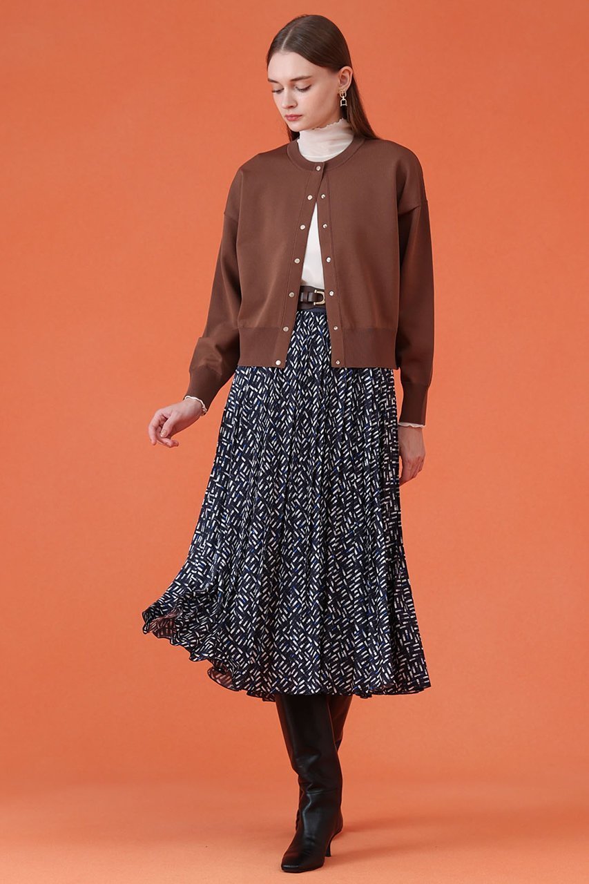 【アナイ/ANAYI】のリッププリントプリーツ スカート 人気、トレンドファッション・服の通販 founy(ファニー) 　ファッション　Fashion　レディースファッション　Fashion for Women　スカート　Skirts　プリーツスカート / 上品フェミニンスタイル　Pleated Skirts　ロングスカート　Long Skirts / Maxi & Midi Skirts　おすすめ　Recommended / Our Picks　サテン　Satin, Glossy Fabric　プリント　Print, Printed Pattern　プリーツ　Pleats, Pleated　モチーフ　Motif, Design Theme　ロング　Long, Long-Length　新作・新入荷　New Arrivals / New In　other-6|ID: prp329100004691414 ipo3291000000033877966