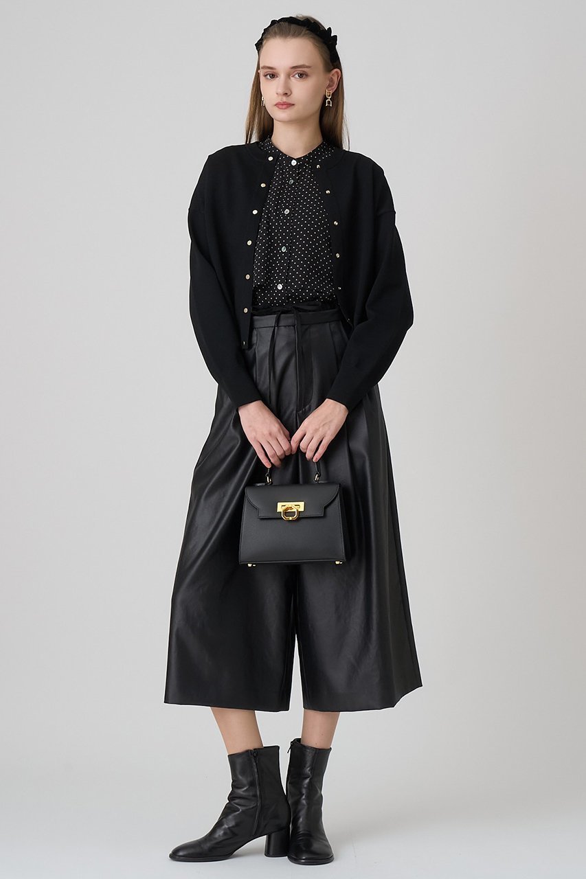 【アナイ/ANAYI】のドット釦ブルゾン カーディガン 人気、トレンドファッション・服の通販 founy(ファニー) 　ファッション　Fashion　レディースファッション　Fashion for Women　トップス・カットソー　Cut & Sew Tops　ニット　Knit Tops & Sweaters　カーディガン・羽織り　Layered Style Cardigans　なめらか　Smooth, Silky Texture　カーディガン　Cardigan, Knitwear　ショルダー　Shoulder, Shoulder Strap　ドット　Polka Dot, Dot Pattern　ドロップ　Drop Shoulder, Dropped Style　フロント　Front, Front Design　ブルゾン　Blouson, Bomber Jacket　ワイド　Wide, Wide Fit　新作・新入荷　New Arrivals / New In　other-7|ID: prp329100004691416 ipo3291000000033877988