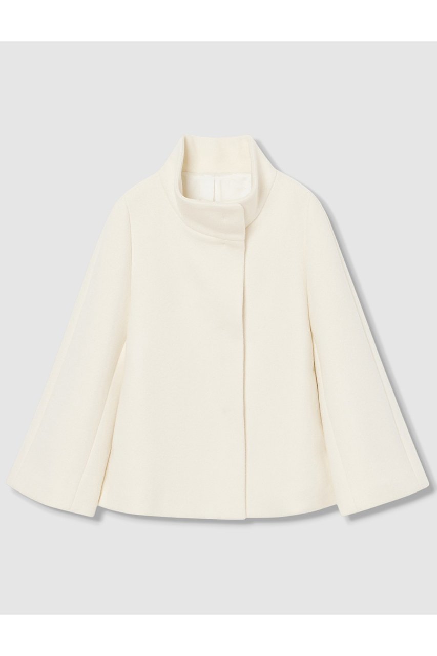【アナイ/ANAYI】のウールビーバーショートコート インテリア・キッズ・メンズ・レディースファッション・服の通販 founy(ファニー) 　ファッション　Fashion　レディースファッション　Fashion for Women　アウター　Coat / Outerwear Collection　コート・ロングコート・ピーコート　Long Coats, Peacoats & More　おすすめ　Recommended / Our Picks　なめらか　Smooth, Silky Texture　コンパクト　Compact, Small Size　ショート　Short, Short Length　スリーブ　Sleeve, Long Sleeve / Short Sleeve　パターン　Pattern, Design Print　エレガント 上品　Elegant　定番　Standard, Basic Item　新作・新入荷　New Arrivals / New In　ホワイト|ID: prp329100004691418 ipo3291000000033878002