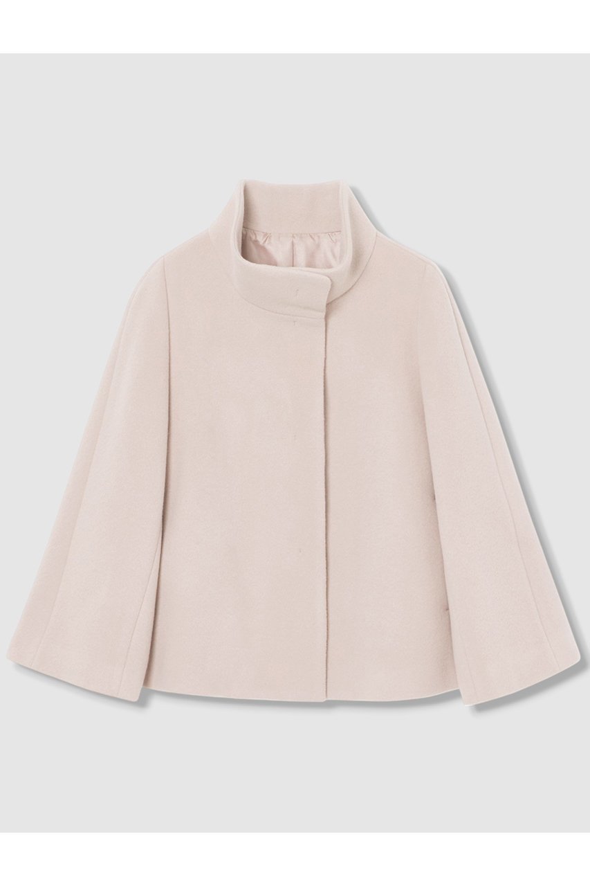 【アナイ/ANAYI】のウールビーバーショートコート インテリア・キッズ・メンズ・レディースファッション・服の通販 founy(ファニー) 　ファッション　Fashion　レディースファッション　Fashion for Women　アウター　Coat / Outerwear Collection　コート・ロングコート・ピーコート　Long Coats, Peacoats & More　おすすめ　Recommended / Our Picks　なめらか　Smooth, Silky Texture　コンパクト　Compact, Small Size　ショート　Short, Short Length　スリーブ　Sleeve, Long Sleeve / Short Sleeve　パターン　Pattern, Design Print　エレガント 上品　Elegant　定番　Standard, Basic Item　新作・新入荷　New Arrivals / New In　ピンクベージュ|ID: prp329100004691418 ipo3291000000033878003