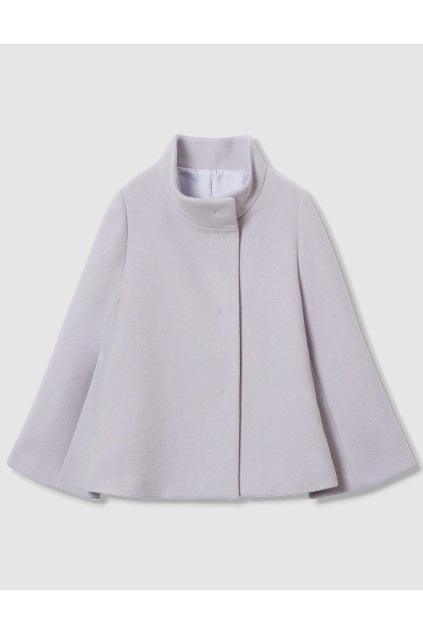 【アナイ/ANAYI】のウールビーバーショートコート インテリア・キッズ・メンズ・レディースファッション・服の通販 founy(ファニー) 　ファッション　Fashion　レディースファッション　Fashion for Women　アウター　Coat / Outerwear Collection　コート・ロングコート・ピーコート　Long Coats, Peacoats & More　おすすめ　Recommended / Our Picks　なめらか　Smooth, Silky Texture　コンパクト　Compact, Small Size　ショート　Short, Short Length　スリーブ　Sleeve, Long Sleeve / Short Sleeve　パターン　Pattern, Design Print　エレガント 上品　Elegant　定番　Standard, Basic Item　新作・新入荷　New Arrivals / New In　ライトブルー|ID: prp329100004691418 ipo3291000000033878004