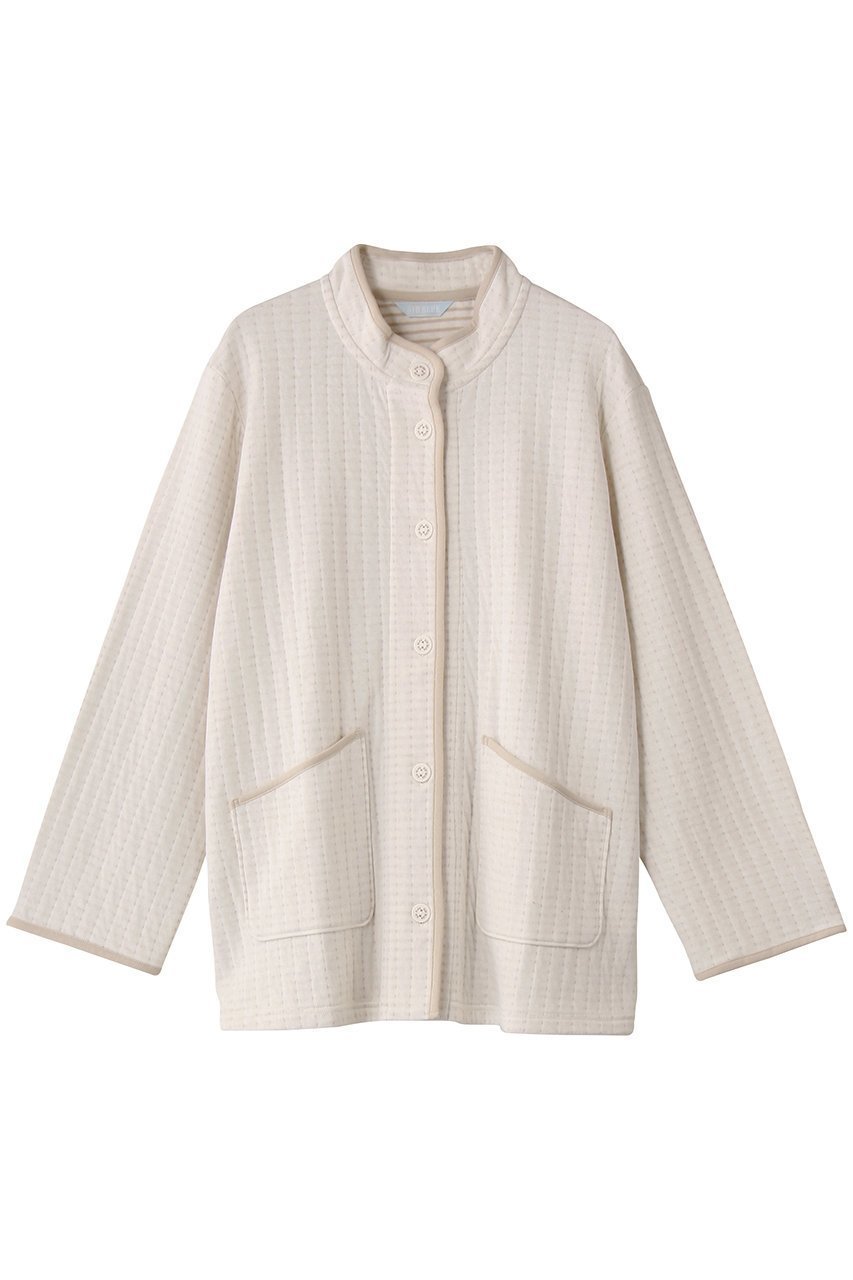 【キッドブルー/KID BLUE】の25コットンキルトトップス インテリア・キッズ・メンズ・レディースファッション・服の通販 founy(ファニー) 　ファッション　Fashion　レディースファッション　Fashion for Women　トップス・カットソー　Cut & Sew Tops　キルティング　Quilted, Quilting　パイピング　Piping, Trim Design　パジャマ　Pajamas, Sleepwear　ポケット　Pocket, Pocket Detail　リラックス　Relax, Relaxed Fit　再入荷　Restock / Back in Stock　定番　Standard, Basic Item　アイボリー|ID: prp329100004691420 ipo3291000000035443865