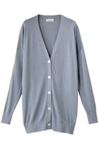 【ジェイドット/j.】のシルクカシミヤVネックロングカーディガン ブルーグレー|ID:prp329100004691422