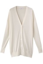 【ジェイドット/j.】のシルクカシミヤVネックロングカーディガン オフホワイト|ID: prp329100004691422 ipo3291000000034706159