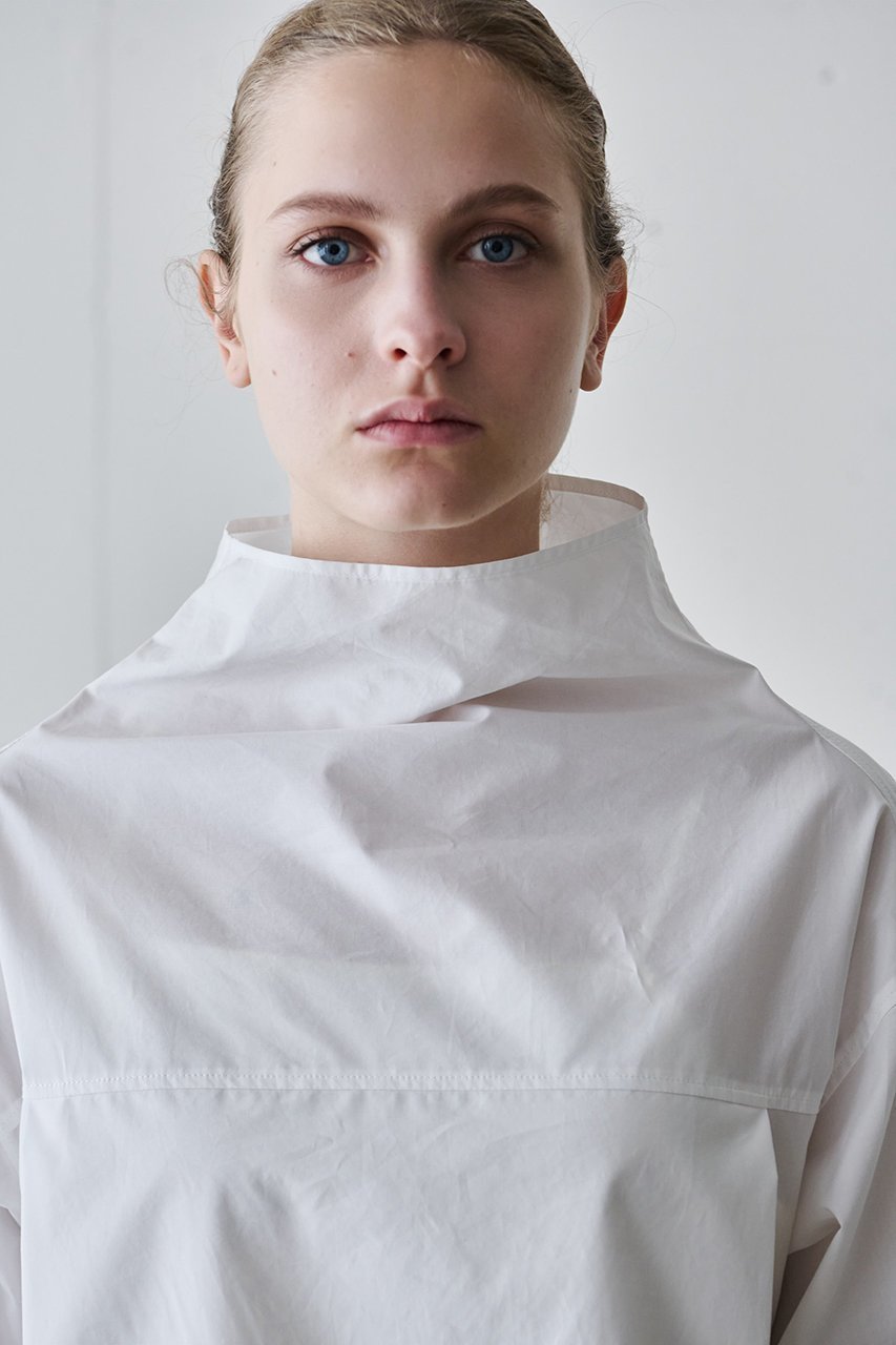 【ジェイドット/j.】の高密度コットンハイネックオーバーシャツ 人気、トレンドファッション・服の通販 founy(ファニー)  ファッション Fashion レディースファッション Fashion for Women トップス・カットソー Cut & Sew Tops シャツ・ブラウス・オフィスカジュアル Elegant Blouses & Button-Ups シェイプ Shape, Slim Fit スリーブ Sleeve, Long Sleeve / Short Sleeve ハイネック High Neck, Mock Neck ロング Long, Long-Length other-6|ID: prp329100004691423 ipo3291000000034017239