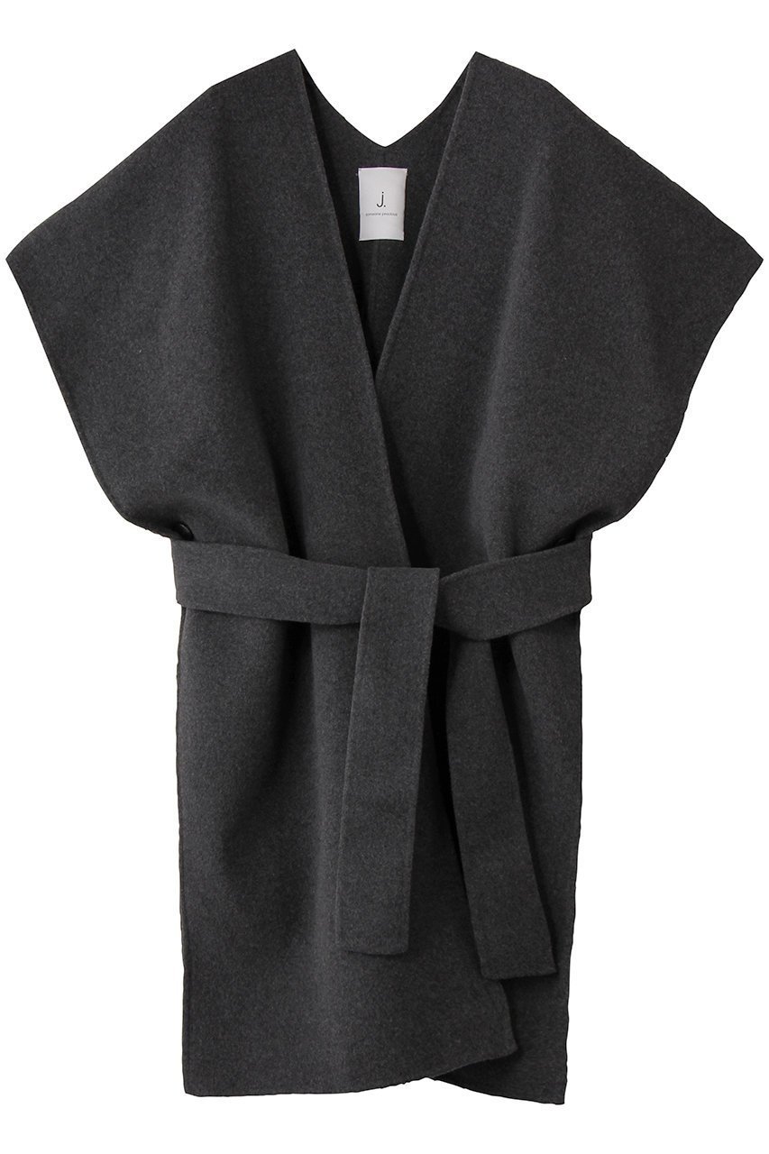 【ジェイドット/j.】のウールリバーストール風ジレコート 人気、トレンドファッション・服の通販 founy(ファニー) 　ファッション　Fashion　レディースファッション　Fashion for Women　アウター　Coat / Outerwear Collection　コート・ロングコート・ピーコート　Long Coats, Peacoats & More　ショート　Short, Short Length　ミドル　Middle Length, Mid Height　新作・新入荷　New Arrivals / New In　 other-1|ID: prp329100004691425 ipo3291000000033878051
