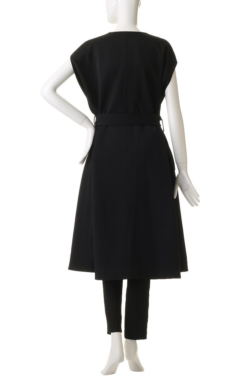 【ジェイドット/j.】のヴァージンウール混ツイルジレコート 人気、トレンドファッション・服の通販 founy(ファニー) 　ファッション　Fashion　レディースファッション　Fashion for Women　アウター　Coat / Outerwear Collection　コート・ロングコート・ピーコート　Long Coats, Peacoats & More　なめらか　Smooth, Silky Texture　ガウン　Gown, Robe　ツイル　Twist, Twisted Detail　ロング　Long, Long-Length　新作・新入荷　New Arrivals / New In　other-4|ID: prp329100004691426 ipo3291000000033878066