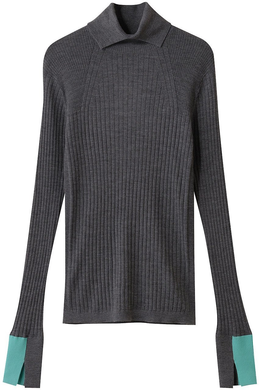 【チノ/CINOH】のタートル ネック タイト ニット インテリア・キッズ・メンズ・レディースファッション・服の通販 founy(ファニー) 　ファッション　Fashion　レディースファッション　Fashion for Women　トップス・カットソー　Cut & Sew Tops　ニット　Knit Tops & Sweaters　カジュアルプルオーバー・ニットトップス　Pullovers & Knit Tops / Casual Pullovers　なめらか　Smooth, Silky Texture　イタリア　Italy　インナー　Innerwear　ジャケット　Jacket, Outerwear　タートル　Turtleneck, Turtle Collar　タートルネック　Turtleneck, High Neck　エレガント 上品　Elegant　新作・新入荷　New Arrivals / New In　チャコールグレー/ターコイズ|ID: prp329100004691433 ipo3291000000033878121