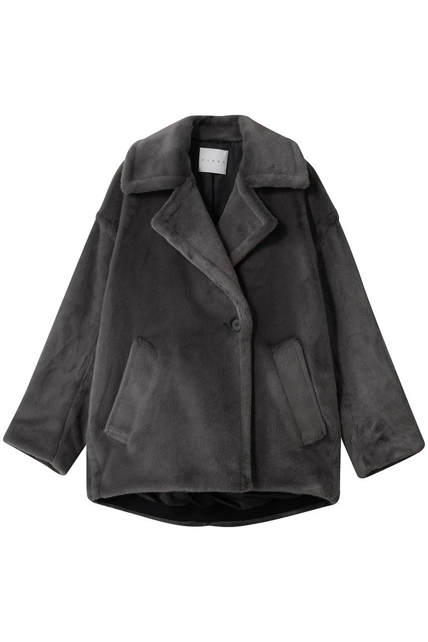 【チノ/CINOH】のBOA ミドル コート 人気、トレンドファッション・服の通販 founy(ファニー) 　ファッション　Fashion　レディースファッション　Fashion for Women　アウター　Coat / Outerwear Collection　コート・ロングコート・ピーコート　Long Coats, Peacoats & More　なめらか　Smooth, Silky Texture　カッティング　Cutting Detail　ショート　Short, Short Length　ミドル　Middle Length, Mid Height　新作・新入荷　New Arrivals / New In　 other-1|ID: prp329100004691436 ipo3291000000033878148
