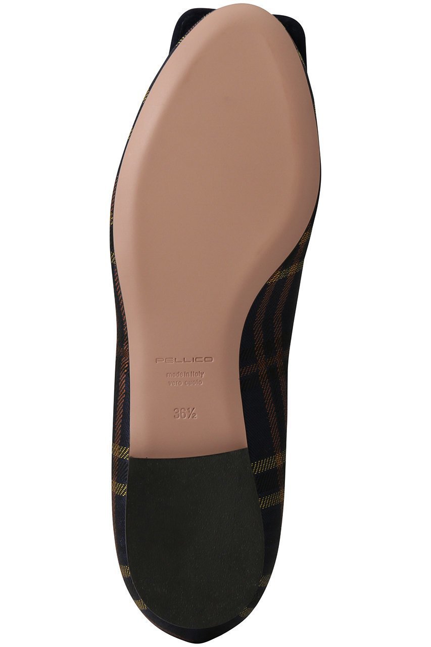 【ペリーコ/PELLICO】のGOLD チェック柄フラットシューズ 人気、トレンドファッション・服の通販 founy(ファニー) 　ファッション　Fashion　レディースファッション　Fashion for Women　クラシック　Classic, Timeless Style　シューズ　Shoes, Footwear　チェック　Check, Plaid, Tartan　フラット　Flat, Flat Shoes　ワンポイント　One Point, Statement Accent　新作・新入荷　New Arrivals / New In　other-5|ID: prp329100004691447 ipo3291000000033878254
