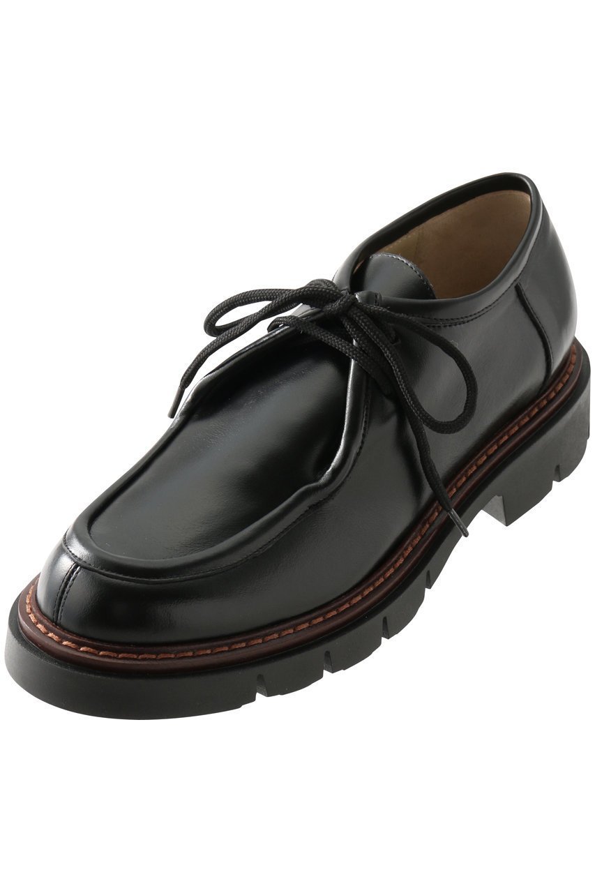 【コルソローマ9/CORSO ROMA9】の厚底レースアップモカシン インテリア・キッズ・メンズ・レディースファッション・服の通販 founy(ファニー) 　ファッション　Fashion　レディースファッション　Fashion for Women　クラシカル　Classical, Vintage-Inspired　シューズ　Shoes, Footwear　トレンド　Trend, Trending Now　フラット　Flat, Flat Shoes　マニッシュ　Mannish, Boyish　モダン　Modern, Contemporary　厚底　Platform Shoes　新作・新入荷　New Arrivals / New In　ブラック|ID: prp329100004691452 ipo3291000000033878287