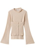 【マノフ/MANOF】のBUSTIER SET RIB KNIT ニット BEIGE|ID: prp329100004691456 ipo3291000000033878313
