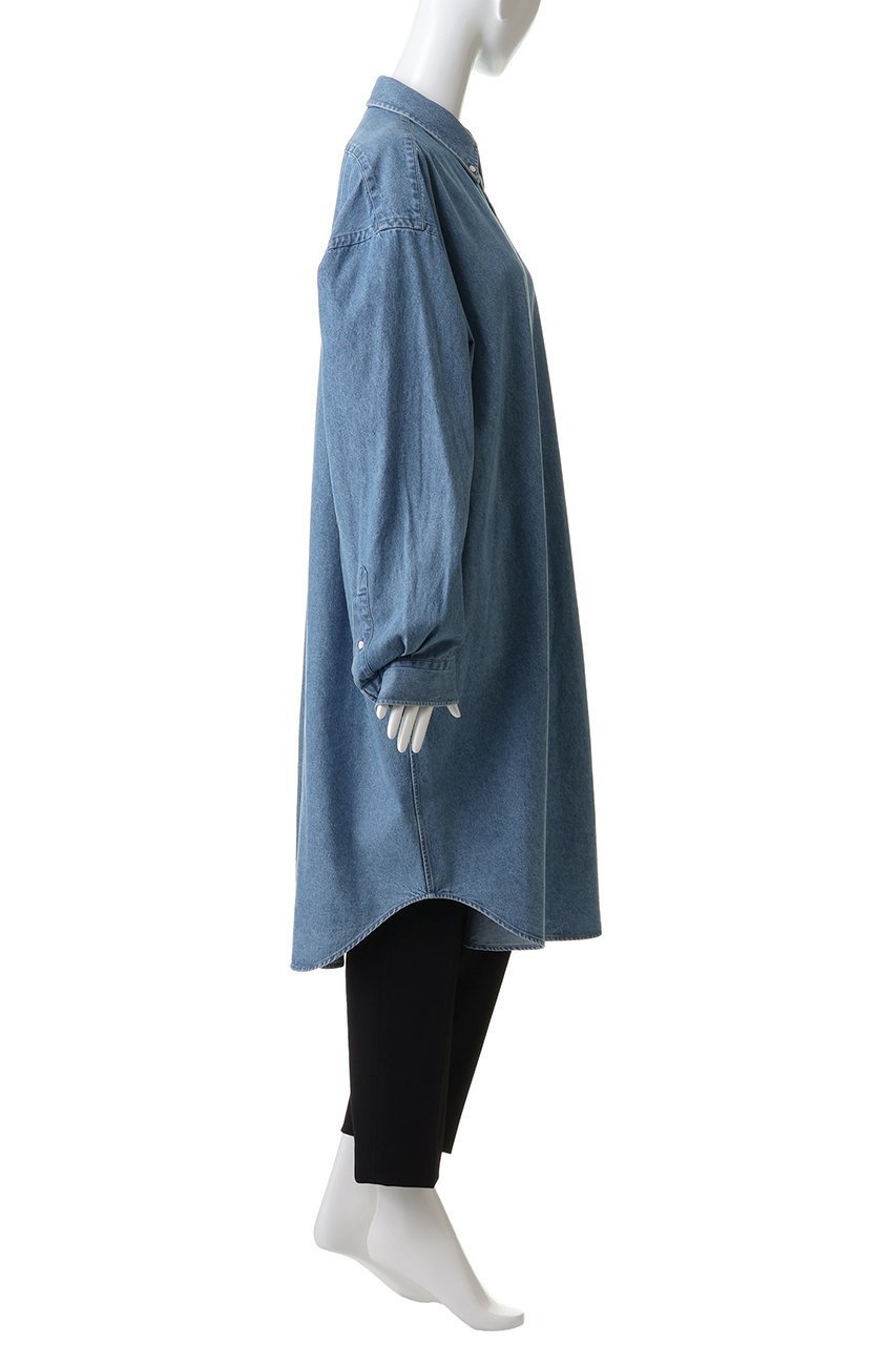 【オブラダ/Oblada】のIVY ビッグデニムシャツ 人気、トレンドファッション・服の通販 founy(ファニー) 　ファッション　Fashion　レディースファッション　Fashion for Women　トップス・カットソー　Cut & Sew Tops　シャツ・ブラウス・オフィスカジュアル　Elegant Blouses & Button-Ups　スリーブ　Sleeve, Long Sleeve / Short Sleeve　デニム　Denim, Jeans Material　トレンド　Trend, Trending Now　ロング　Long, Long-Length　新作・新入荷　New Arrivals / New In　other-3|ID: prp329100004691460 ipo3291000000033878340