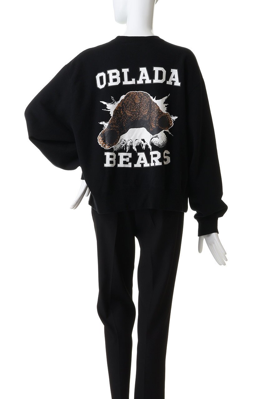 【オブラダ/Oblada】のBEARS スウェット 人気、トレンドファッション・服の通販 founy(ファニー) 　ファッション　Fashion　レディースファッション　Fashion for Women　トップス・カットソー　Cut & Sew Tops　シャツ・ブラウス・オフィスカジュアル　Elegant Blouses & Button-Ups　レディースパーカー・カジュアルフーディー　Casual Hoodies & Sweatshirts　ロングTシャツ・Tシャツ　Longline T-Shirts & Tees　スウェット・クルーネックトップス　Sweatshirts & Crewnecks / Relaxed Fit Sweat Tops　カットソー・ベーシックTシャツ　Cut-and-Sewn Tops / Stretch Tees & Basics　グラフィック　Graphic, Graphic Design　スウェット / スエット　Sweatshirt, Sweatwear　スラックス　Slacks, Dress Pants　デニム　Denim, Jeans Material　ミックス　Mix, Mixed Style　リラックス　Relax, Relaxed Fit　新作・新入荷　New Arrivals / New In　other-4|ID: prp329100004691462 ipo3291000000033878357