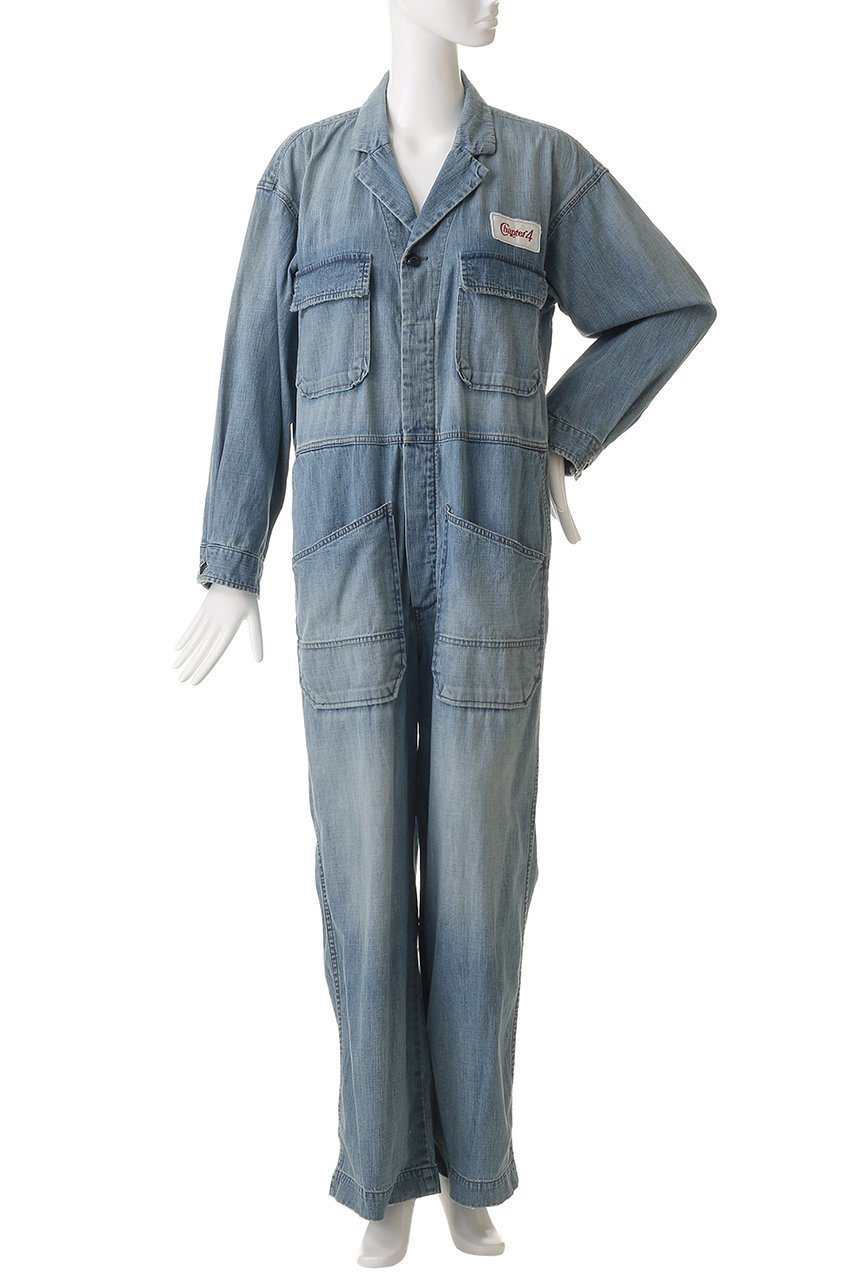 【マディソンブルー/MADISONBLUE】のJUMP SUITS DENIM デニムジャンプスーツ 人気、トレンドファッション・服の通販 founy(ファニー) 　ファッション　Fashion　レディースファッション　Fashion for Women　ユニセックス　Unisex, Genderless　スーツ　Suit, Formalwear　デニム　Denim, Jeans Material　ミリタリー　Military, Army Style　ワーク　Workwear, Utility Style　新作・新入荷　New Arrivals / New In　other-2|ID: prp329100004691475 ipo3291000000033878468