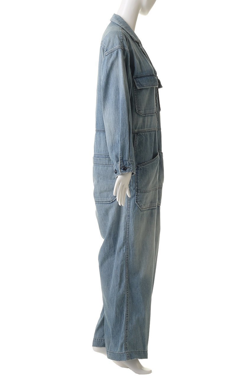【マディソンブルー/MADISONBLUE】のJUMP SUITS DENIM デニムジャンプスーツ 人気、トレンドファッション・服の通販 founy(ファニー) 　ファッション　Fashion　レディースファッション　Fashion for Women　ユニセックス　Unisex, Genderless　スーツ　Suit, Formalwear　デニム　Denim, Jeans Material　ミリタリー　Military, Army Style　ワーク　Workwear, Utility Style　新作・新入荷　New Arrivals / New In　other-3|ID: prp329100004691475 ipo3291000000033878469