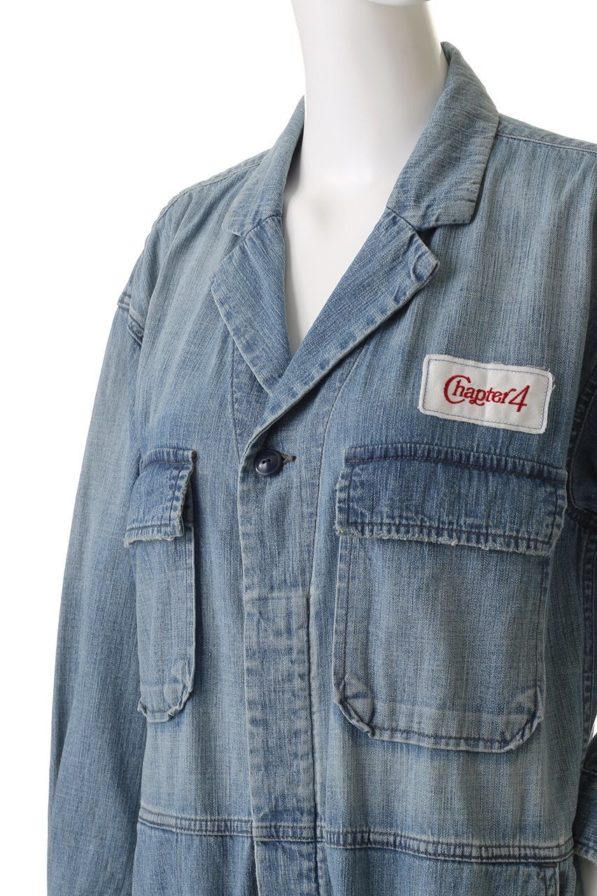 【マディソンブルー/MADISONBLUE】のJUMP SUITS DENIM デニムジャンプスーツ 人気、トレンドファッション・服の通販 founy(ファニー) 　ファッション　Fashion　レディースファッション　Fashion for Women　ユニセックス　Unisex, Genderless　スーツ　Suit, Formalwear　デニム　Denim, Jeans Material　ミリタリー　Military, Army Style　ワーク　Workwear, Utility Style　新作・新入荷　New Arrivals / New In　other-5|ID: prp329100004691475 ipo3291000000033878471