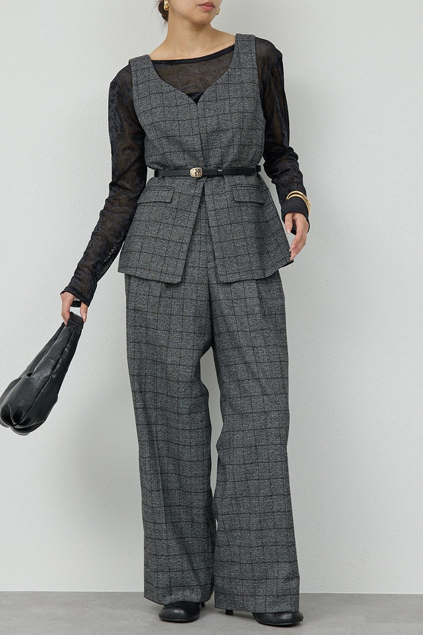 【ガリャルダガランテ/GALLARDAGALANTE】のビスチェジレ 人気、トレンドファッション・服の通販 founy(ファニー) 　ファッション　Fashion　レディースファッション　Fashion for Women　アウター　Coat / Outerwear Collection　レディースジャケット・軽アウター　Jackets　インナー　Innerwear　カッティング　Cutting Detail　ジャケット　Jacket, Outerwear　スラックス　Slacks, Dress Pants　セットアップ　Set-Up, Coordinated Outfit　ベスト　Vest, Waistcoat　ロング　Long, Long-Length　夏　Summer　新作・新入荷　New Arrivals / New In　秋　Autumn　A/W・秋冬　Autumn/Winter　other-2|ID: prp329100004691476 ipo3291000000033878476