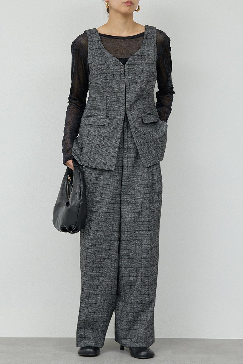 【ガリャルダガランテ/GALLARDAGALANTE】のビスチェジレ 人気、トレンドファッション・服の通販 founy(ファニー) 　ファッション　Fashion　レディースファッション　Fashion for Women　アウター　Coat / Outerwear Collection　レディースジャケット・軽アウター　Jackets　インナー　Innerwear　カッティング　Cutting Detail　ジャケット　Jacket, Outerwear　スラックス　Slacks, Dress Pants　セットアップ　Set-Up, Coordinated Outfit　ベスト　Vest, Waistcoat　ロング　Long, Long-Length　夏　Summer　新作・新入荷　New Arrivals / New In　秋　Autumn　A/W・秋冬　Autumn/Winter　other-3|ID: prp329100004691476 ipo3291000000033878477