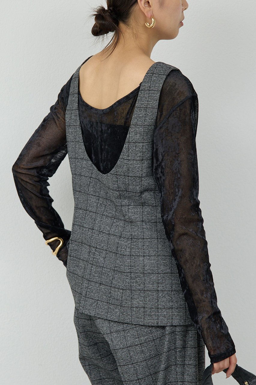 【ガリャルダガランテ/GALLARDAGALANTE】のビスチェジレ 人気、トレンドファッション・服の通販 founy(ファニー) 　ファッション　Fashion　レディースファッション　Fashion for Women　アウター　Coat / Outerwear Collection　レディースジャケット・軽アウター　Jackets　インナー　Innerwear　カッティング　Cutting Detail　ジャケット　Jacket, Outerwear　スラックス　Slacks, Dress Pants　セットアップ　Set-Up, Coordinated Outfit　ベスト　Vest, Waistcoat　ロング　Long, Long-Length　夏　Summer　新作・新入荷　New Arrivals / New In　秋　Autumn　A/W・秋冬　Autumn/Winter　other-7|ID: prp329100004691476 ipo3291000000033878481