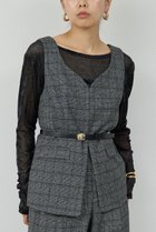 【ガリャルダガランテ/GALLARDAGALANTE】のビスチェジレ チャコールグレー|ID: prp329100004691476 ipo3291000000036182475