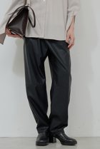 【ガリャルダガランテ/GALLARDAGALANTE】のフェイクレザーカーブパンツ 人気、トレンドファッション・服の通販 founy(ファニー) ファッション Fashion レディースファッション Fashion for Women パンツ Pants & Trousers フェイクレザー Faux Leather, PU Leather ベーシック Basic, Essential 新作・新入荷 New Arrivals / New In A/W・秋冬 Autumn/Winter thumbnail ブラック|ID: prp329100004691479 ipo3291000000033878504