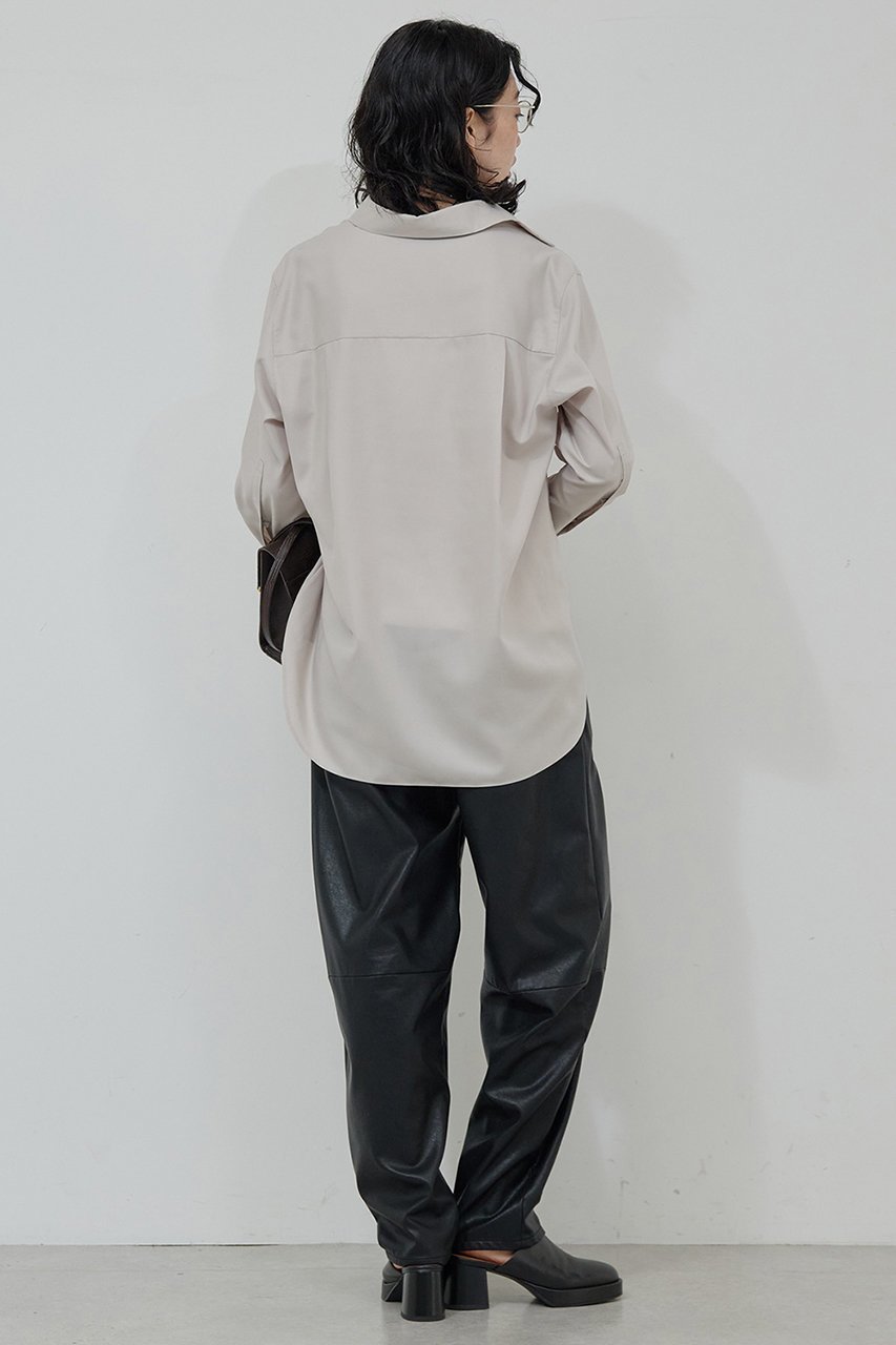 【ガリャルダガランテ/GALLARDAGALANTE】のフェイクレザーカーブパンツ 人気、トレンドファッション・服の通販 founy(ファニー) 　ファッション　Fashion　レディースファッション　Fashion for Women　パンツ　Pants & Trousers　フェイクレザー　Faux Leather, PU Leather　ベーシック　Basic, Essential　新作・新入荷　New Arrivals / New In　A/W・秋冬　Autumn/Winter　other-4|ID: prp329100004691479 ipo3291000000033878507
