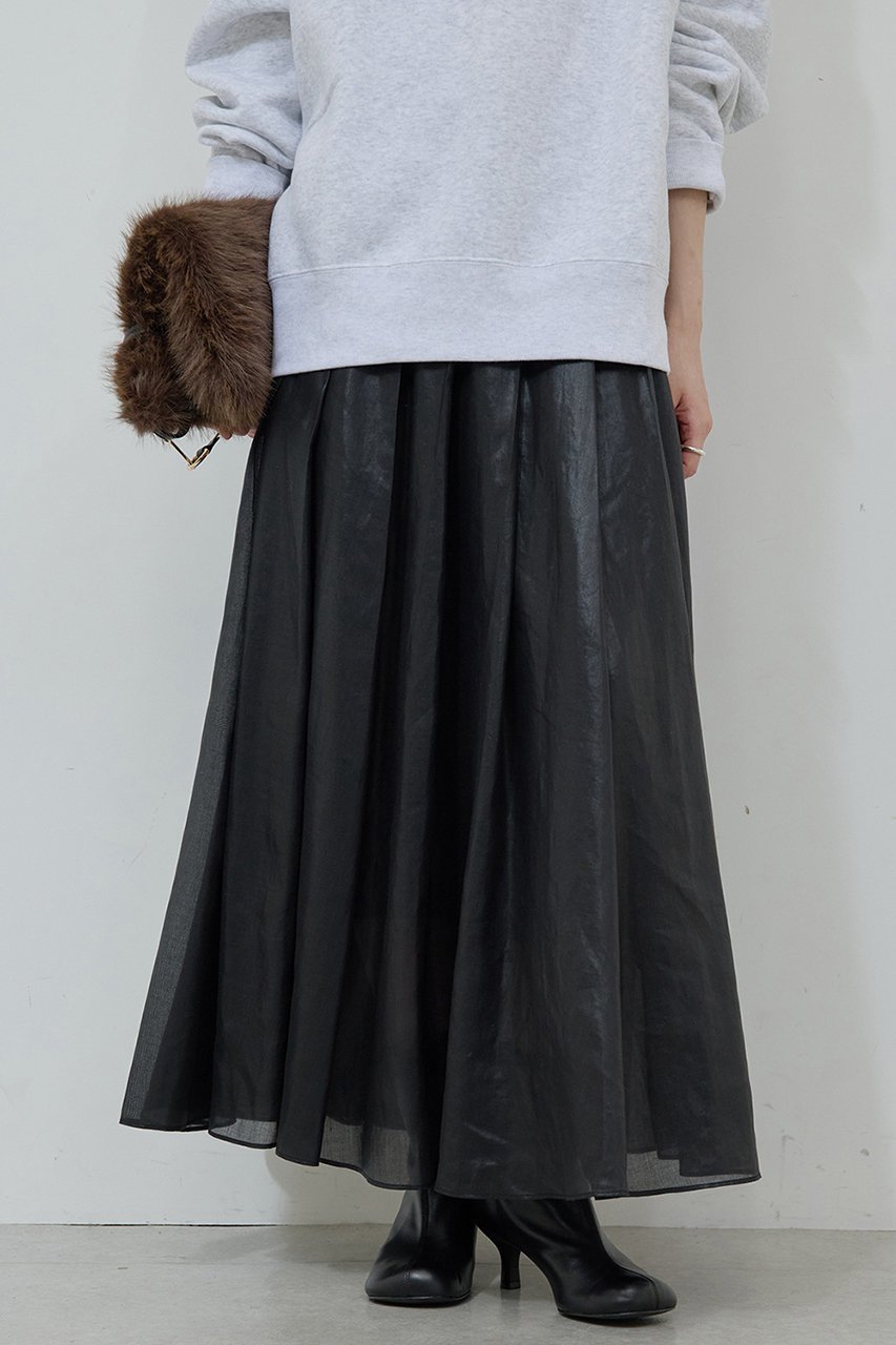 【ガリャルダガランテ/GALLARDAGALANTE】のシアープリーツスカート 人気、トレンドファッション・服の通販 founy(ファニー) 　ファッション　Fashion　レディースファッション　Fashion for Women　スカート　Skirts　プリーツスカート / 上品フェミニンスタイル　Pleated Skirts　ロングスカート　Long Skirts / Maxi & Midi Skirts　シアー　Sheer, See-Through　プリーツ　Pleats, Pleated　ペチコート　Petticoat, Underskirt　ロング　Long, Long-Length　エレガント 上品　Elegant　新作・新入荷　New Arrivals / New In　 other-1|ID: prp329100004691480 ipo3291000000033878512