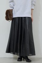 【ガリャルダガランテ/GALLARDAGALANTE】のシアープリーツスカート ブラック|ID: prp329100004691480 ipo3291000000036182487