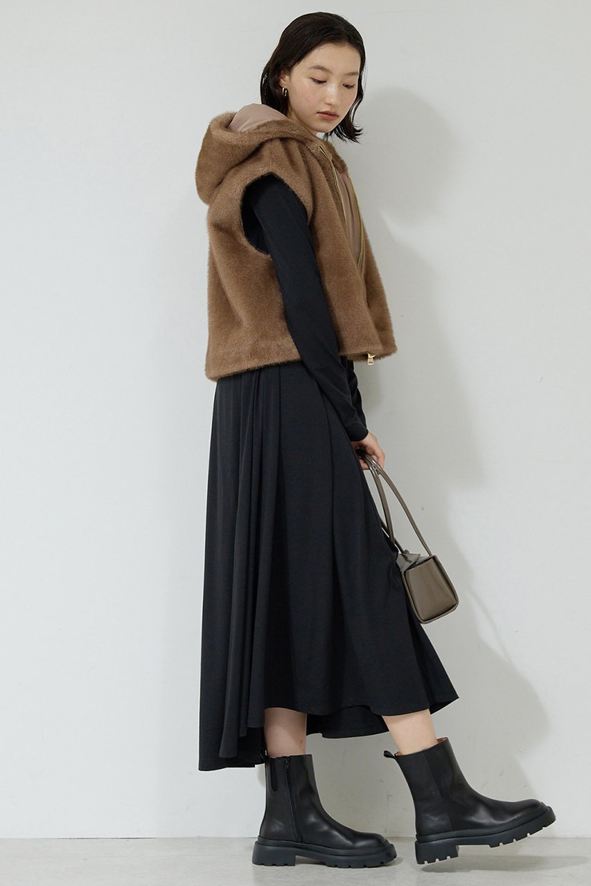 【ガリャルダガランテ/GALLARDAGALANTE】のフーディーベスト 人気、トレンドファッション・服の通販 founy(ファニー)  ファッション Fashion レディースファッション Fashion for Women アウター Coat / Outerwear Collection レディースジャケット・軽アウター Jackets なめらか Smooth, Silky Texture クロップド Cropped, Short Length ジャケット Jacket, Outerwear デニム Denim, Jeans Material バランス Balance, Style Balance フェイクファー Faux Fur, Imitation Fur ベスト Vest, Waistcoat 新作・新入荷 New Arrivals / New In other-4|ID: prp329100004691481 ipo3291000000034209816