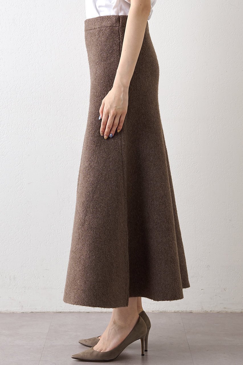 【ウィムガゼット/Whim Gazette】のニットフレアスカート 人気、トレンドファッション・服の通販 founy(ファニー) 　ファッション　Fashion　レディースファッション　Fashion for Women　スカート　Skirts　Aライン・フレアスカート　A-Line & Flared Skirts　ロングスカート　Long Skirts / Maxi & Midi Skirts　おすすめ　Recommended / Our Picks　ストレッチ　Stretch, Stretchy Fabric　セットアップ　Set-Up, Coordinated Outfit　フレア　Flare, Flared　ブルゾン　Blouson, Bomber Jacket　メランジ　Melange, Mixed Yarn　ロング　Long, Long-Length　エレガント 上品　Elegant　新作・新入荷　New Arrivals / New In　A/W・秋冬　Autumn/Winter　other-8|ID: prp329100004691482 ipo3291000000033878541