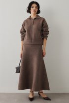 【ウィムガゼット/Whim Gazette】のニットフレアスカート モカ|ID: prp329100004691482 ipo3291000000035665101