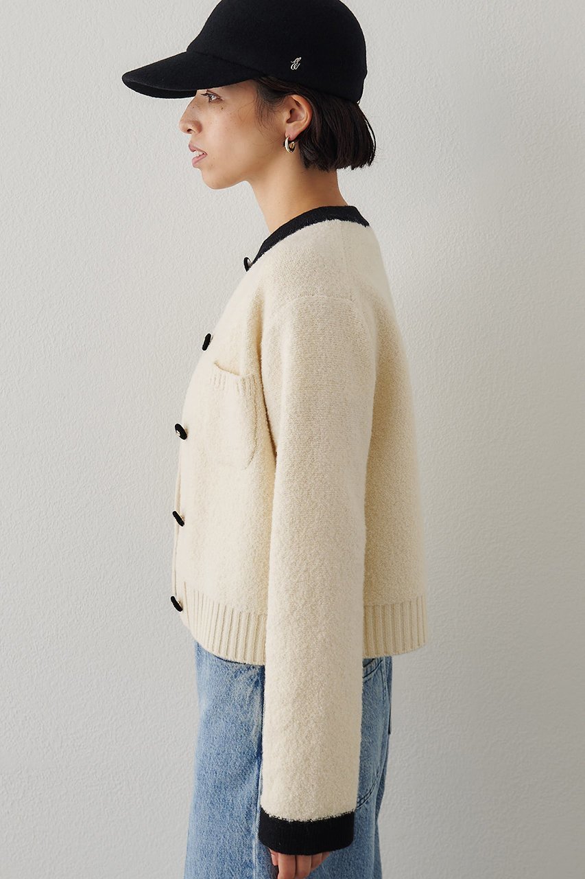 【ウィムガゼット/Whim Gazette】のブークレーニットジャケット 人気、トレンドファッション・服の通販 founy(ファニー) 　ファッション　Fashion　レディースファッション　Fashion for Women　アウター　Coat / Outerwear Collection　レディースジャケット・軽アウター　Jackets　カーディガン　Cardigan, Knitwear　クラシカル　Classical, Vintage-Inspired　ジャケット　Jacket, Outerwear　other-2|ID: prp329100004691483 ipo3291000000036234862