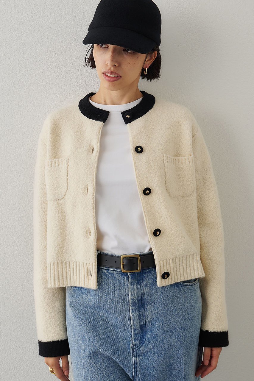 【ウィムガゼット/Whim Gazette】のブークレーニットジャケット 人気、トレンドファッション・服の通販 founy(ファニー) 　ファッション　Fashion　レディースファッション　Fashion for Women　アウター　Coat / Outerwear Collection　レディースジャケット・軽アウター　Jackets　カーディガン　Cardigan, Knitwear　クラシカル　Classical, Vintage-Inspired　ジャケット　Jacket, Outerwear　other-5|ID: prp329100004691483 ipo3291000000036234865