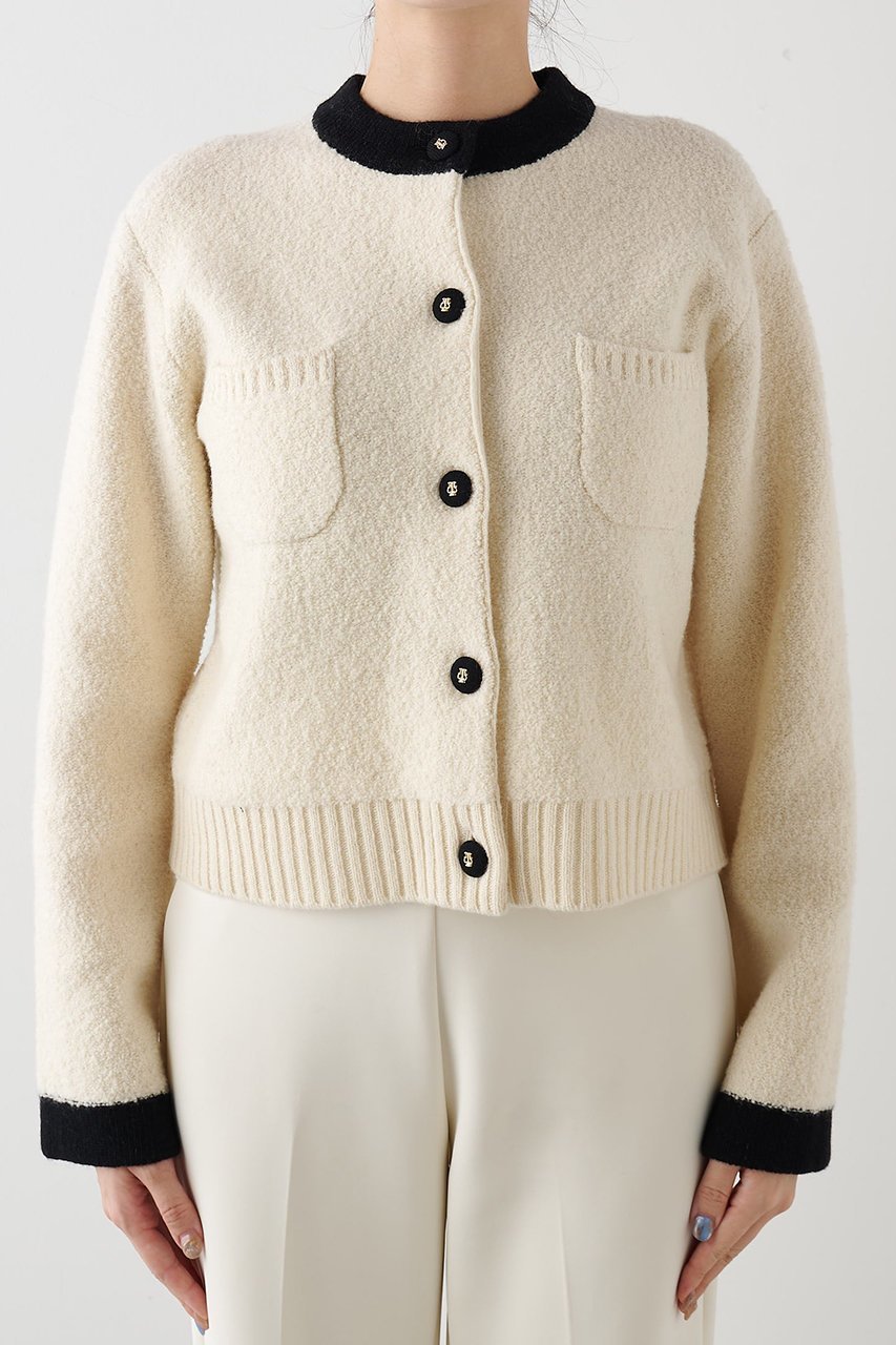 【ウィムガゼット/Whim Gazette】のブークレーニットジャケット 人気、トレンドファッション・服の通販 founy(ファニー) 　ファッション　Fashion　レディースファッション　Fashion for Women　アウター　Coat / Outerwear Collection　レディースジャケット・軽アウター　Jackets　カーディガン　Cardigan, Knitwear　クラシカル　Classical, Vintage-Inspired　ジャケット　Jacket, Outerwear　other-8|ID: prp329100004691483 ipo3291000000036234868