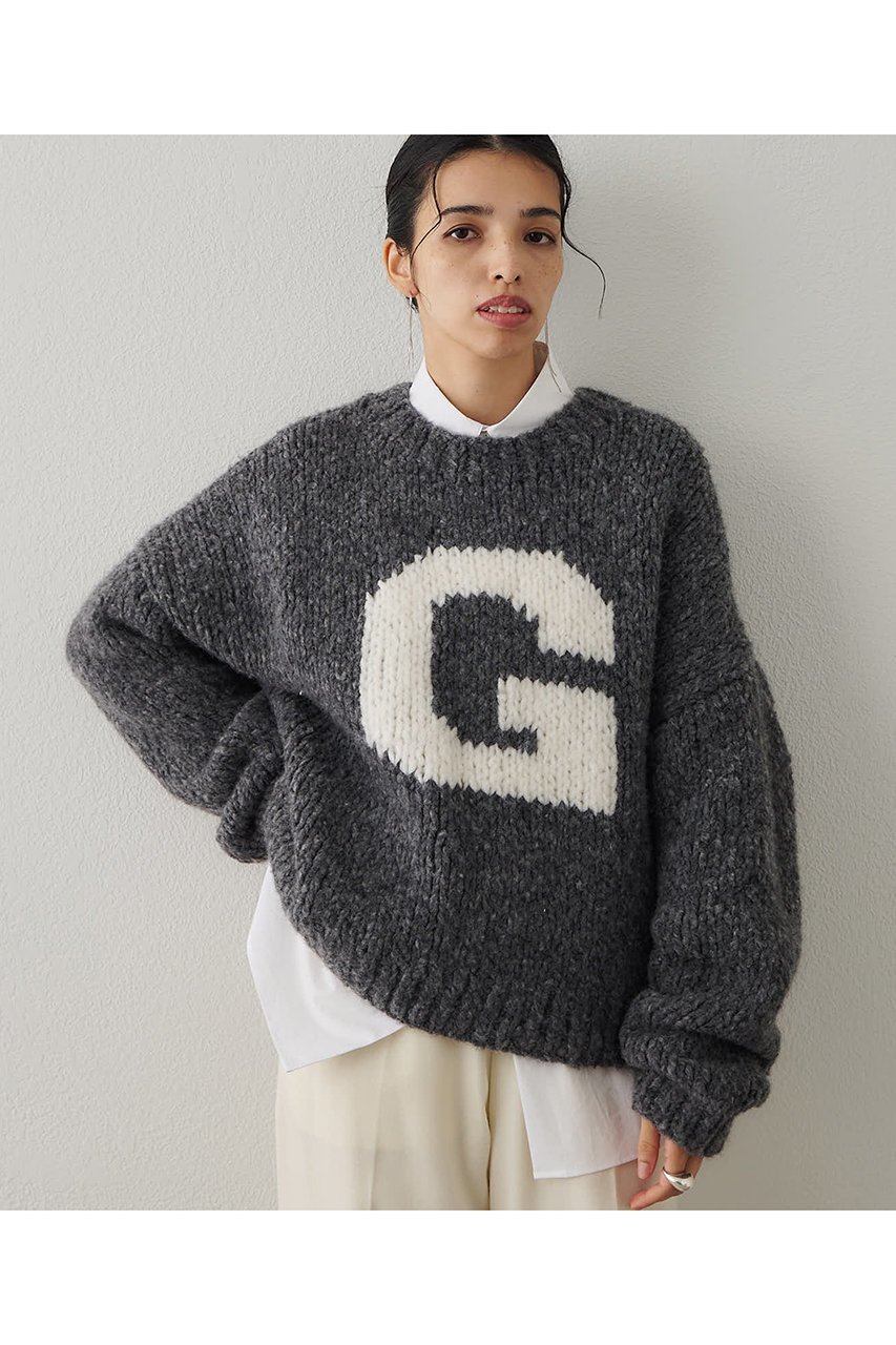 【ウィムガゼット/Whim Gazette】のGハンドニットプルオーバー 人気、トレンドファッション・服の通販 founy(ファニー) 　ファッション　Fashion　レディースファッション　Fashion for Women　トップス・カットソー　Cut & Sew Tops　ニット　Knit Tops & Sweaters　カジュアルプルオーバー・ニットトップス　Pullovers & Knit Tops / Casual Pullovers　イタリア　Italy　ハンド　Hand, Handmade　新作・新入荷　New Arrivals / New In　 other-1|ID: prp329100004691484 ipo3291000000033878552