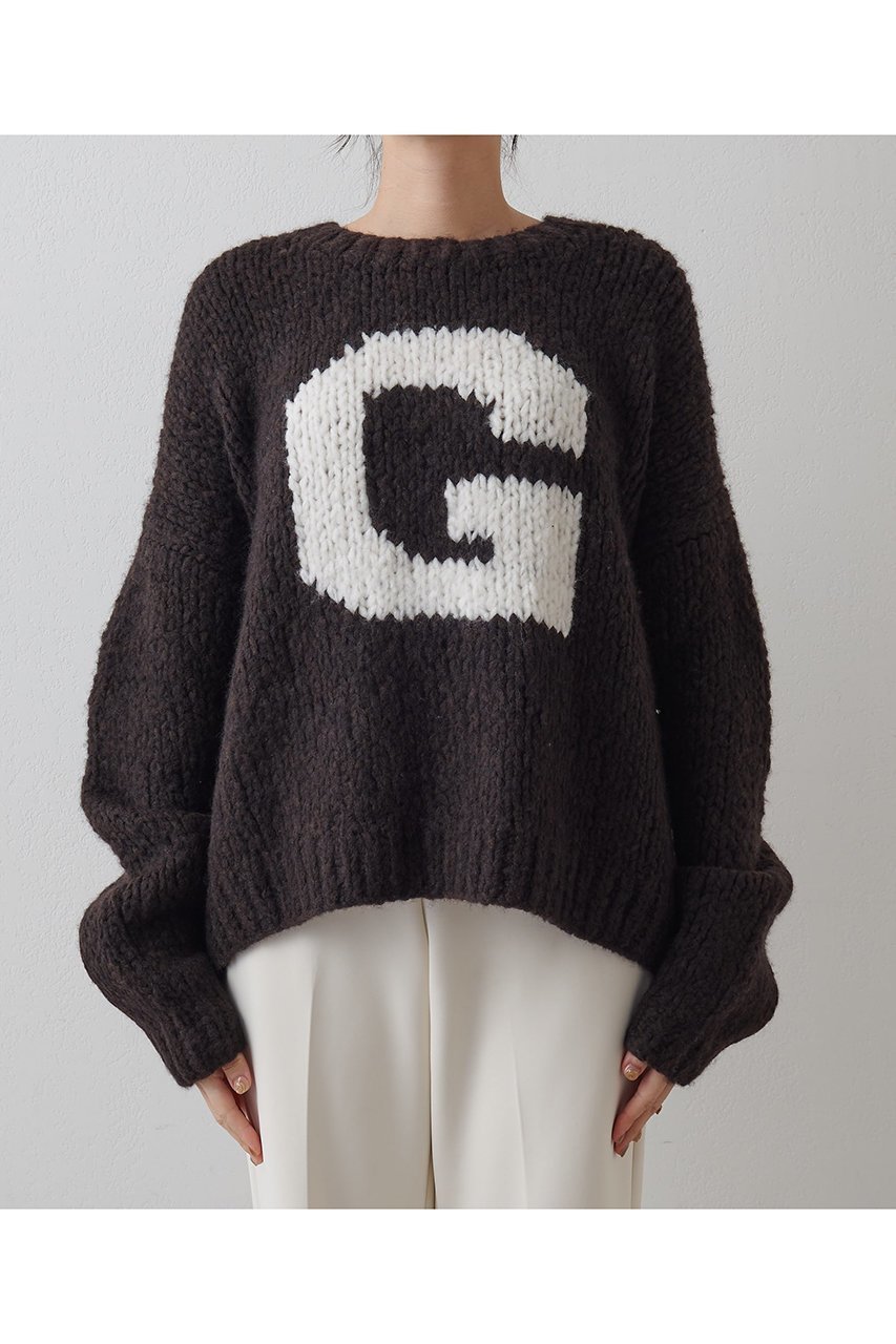 【ウィムガゼット/Whim Gazette】のGハンドニットプルオーバー 人気、トレンドファッション・服の通販 founy(ファニー) 　ファッション　Fashion　レディースファッション　Fashion for Women　トップス・カットソー　Cut & Sew Tops　ニット　Knit Tops & Sweaters　カジュアルプルオーバー・ニットトップス　Pullovers & Knit Tops / Casual Pullovers　イタリア　Italy　ハンド　Hand, Handmade　新作・新入荷　New Arrivals / New In　other-6|ID: prp329100004691484 ipo3291000000033878559