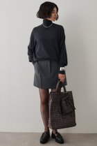 【ウィムガゼット/Whim Gazette】のタックミニスカート グレー|ID: prp329100004691486 ipo3291000000035665117