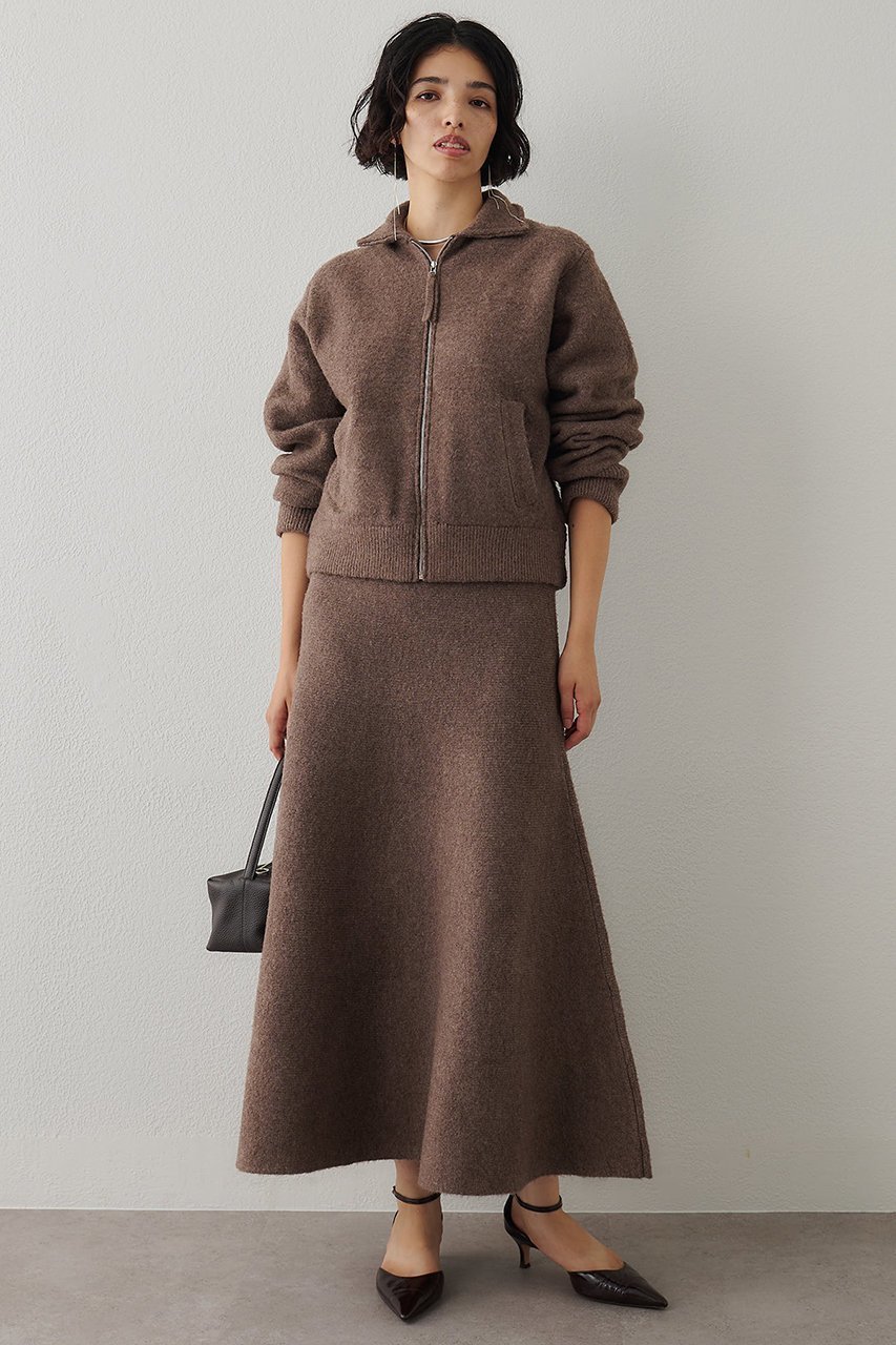 【ウィムガゼット/Whim Gazette】のニットブルゾン 人気、トレンドファッション・服の通販 founy(ファニー) 　ファッション　Fashion　レディースファッション　Fashion for Women　アウター　Coat / Outerwear Collection　レディースジャケット・軽アウター　Jackets　ブルゾンジャケット・スポーティアウター　Blouson Jackets　おすすめ　Recommended / Our Picks　ジャケット　Jacket, Outerwear　ストレッチ　Stretch, Stretchy Fabric　セットアップ　Set-Up, Coordinated Outfit　バランス　Balance, Style Balance　フォルム　Silhouette, Form　ブルゾン　Blouson, Bomber Jacket　ボトム　Bottoms, Lower Wear　メランジ　Melange, Mixed Yarn　エレガント 上品　Elegant　新作・新入荷　New Arrivals / New In　秋　Autumn　other-6|ID: prp329100004691488 ipo3291000000033878596